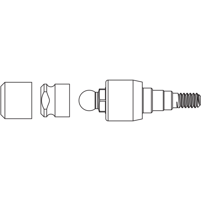 Dalbo®-PLUS female part with Dalbo® Certain® Abutment 4.1 x 4.0mm