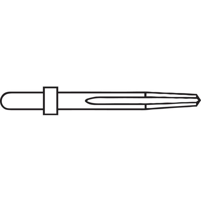 Adhesive head C (Size 1) (with cement flow-off groove)