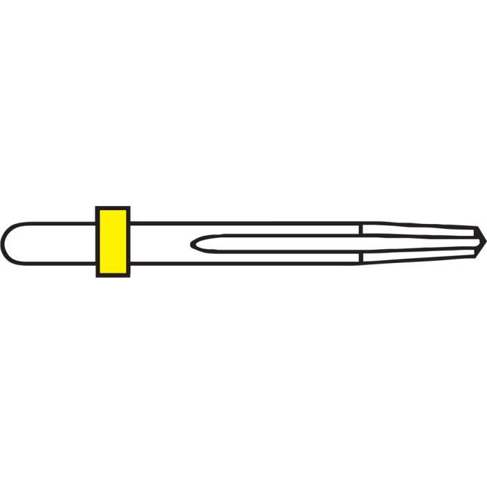 Adhesive head C (Size 2) (with cement flow-off groove)