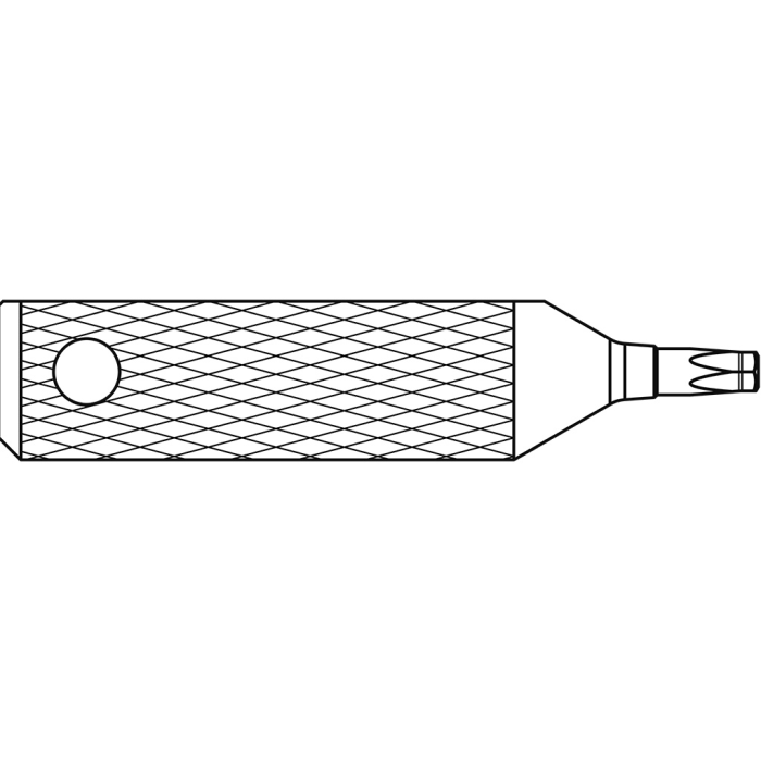 Hex key 
(for cap and pin screw)