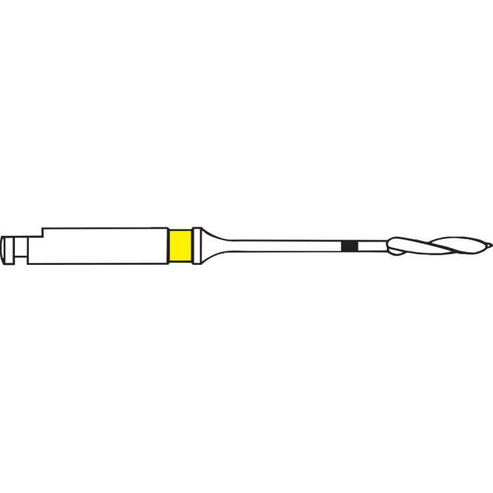 Root canal drill (Yellow) Anchor size 2