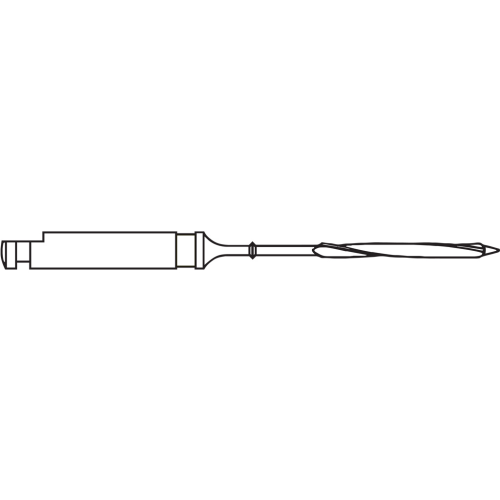 Root canal drill (White) Post size 1