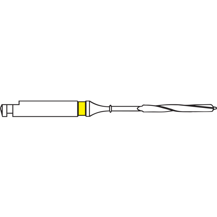 Root canal drill (Yellow) Post size1